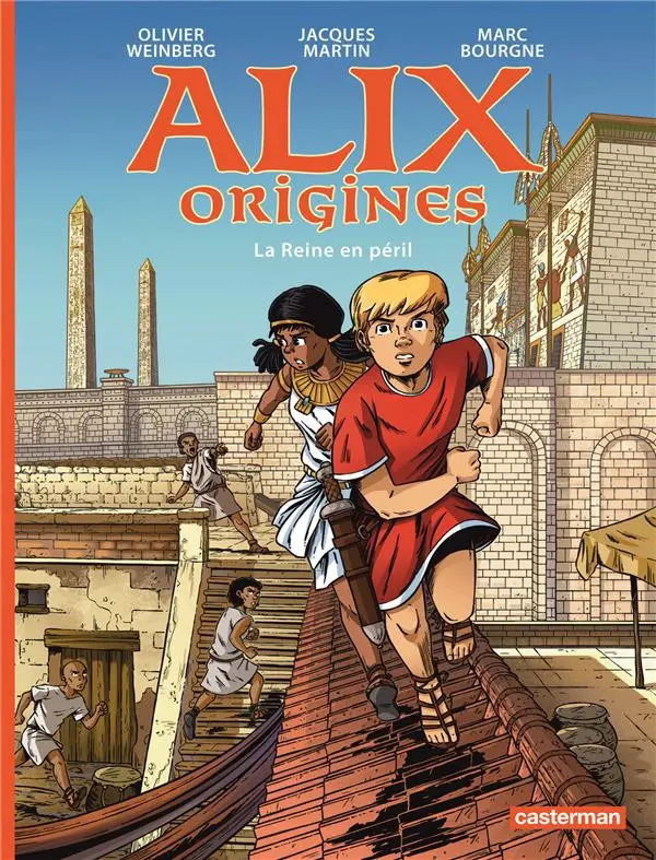 Couverture de l'album Alix origines Tome 4 La reine en péril