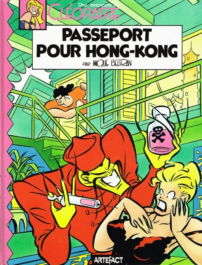 Couverture de l'album Une aventure de Cléopâtre Tome 2 Passeport pour Hong-Kong