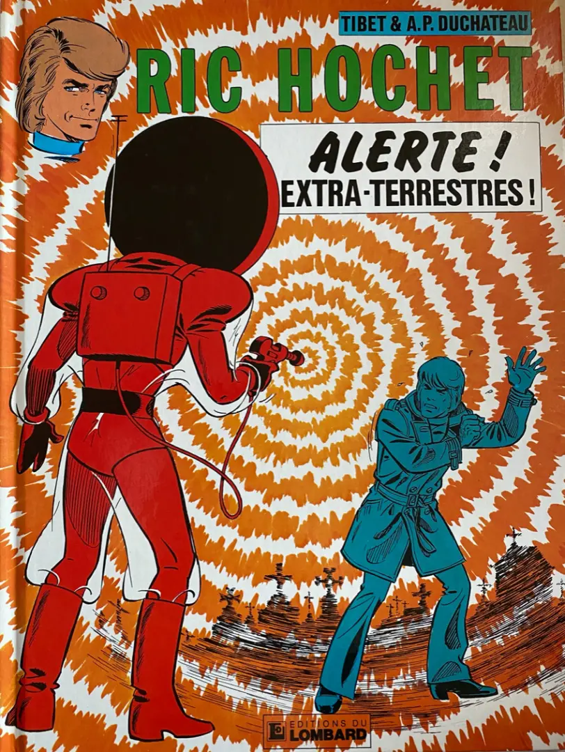 Couverture de l'album Ric Hochet Tome 22 Alerte! Extra-Terrestres!