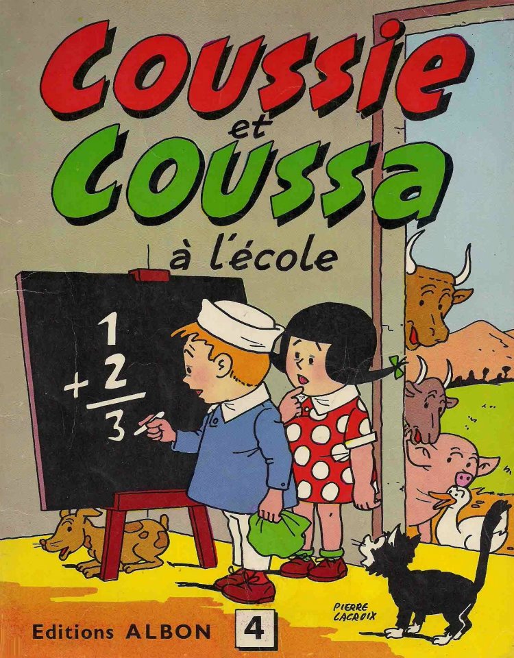 Couverture de l'album Coussie et Coussa 4 Coussie et Coussa à l'école