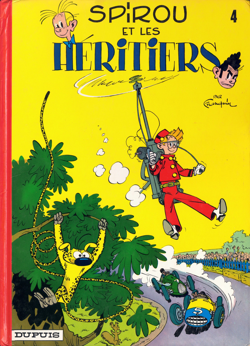 Couverture de l'album Spirou et Fantasio Tome 4 Spirou et les héritiers