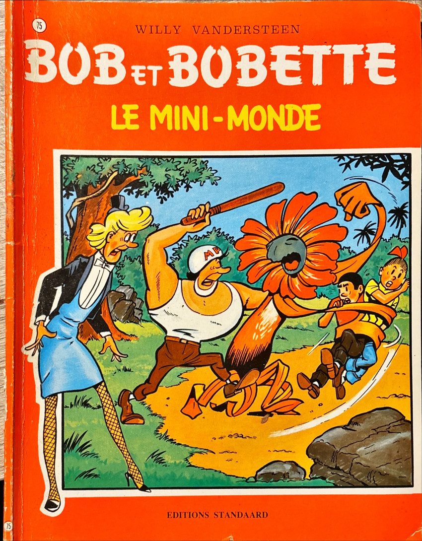 Couverture de l'album Bob et Bobette Tome 75 Le mini-monde