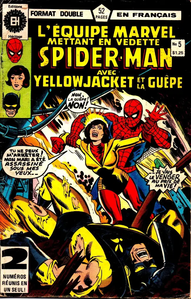 Couverture de l'album L'Équipe Marvel Tome 5 Certains disent que Spidey mourra par le feu...