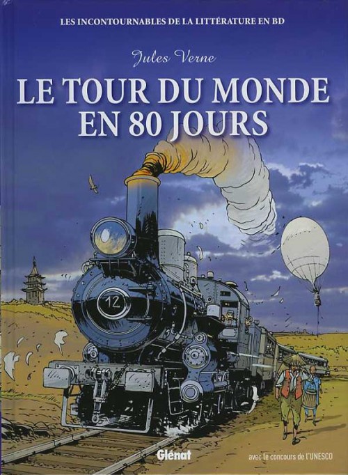 Couverture de l'album Les Incontournables de la littérature en BD Tome 2 Le Tour du monde en 80 jours