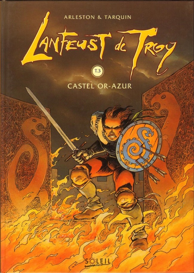 Couverture de l'album Lanfeust de Troy Tome 3 Castel Or-Azur