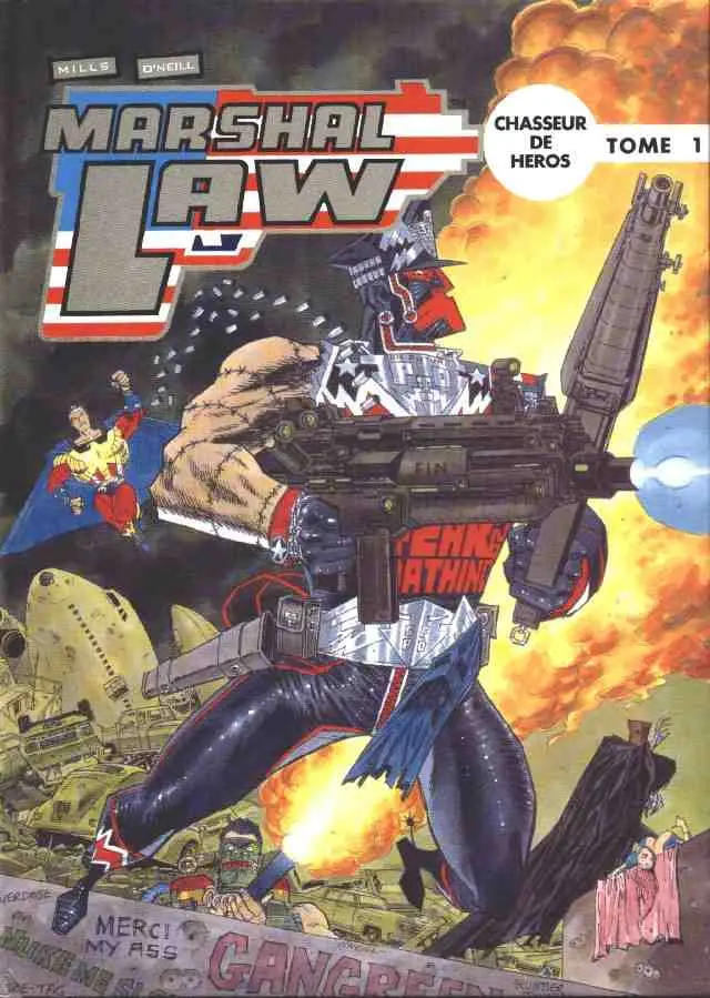 Couverture de l'album Marshal Law Tome 1 Chasseur de héros
