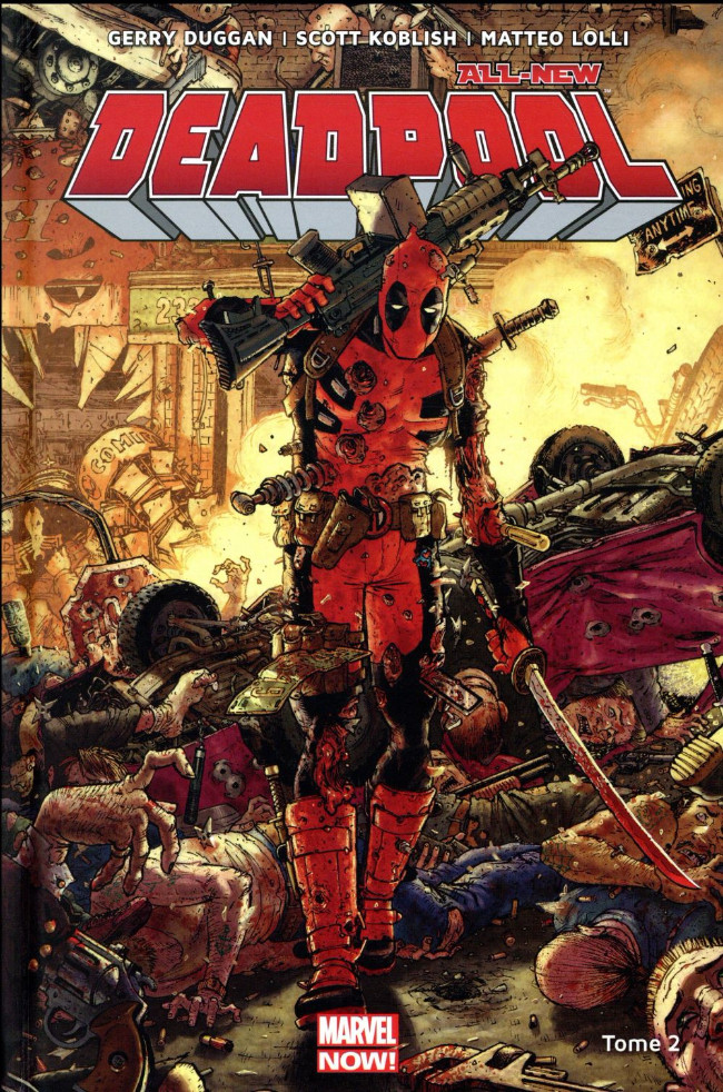 Couverture de l'album All-New Deadpool Tome 2 Deadpool contre Dents de Sabre