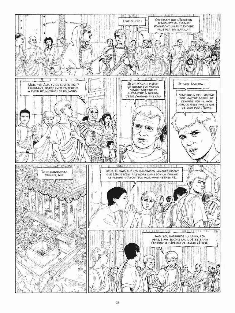 Planche de l'album Alix Senator Le cycle des rapaces
