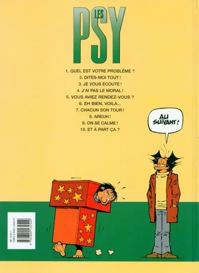 Verso de l'album Les Psy Tome 10 Et à part ça ?
