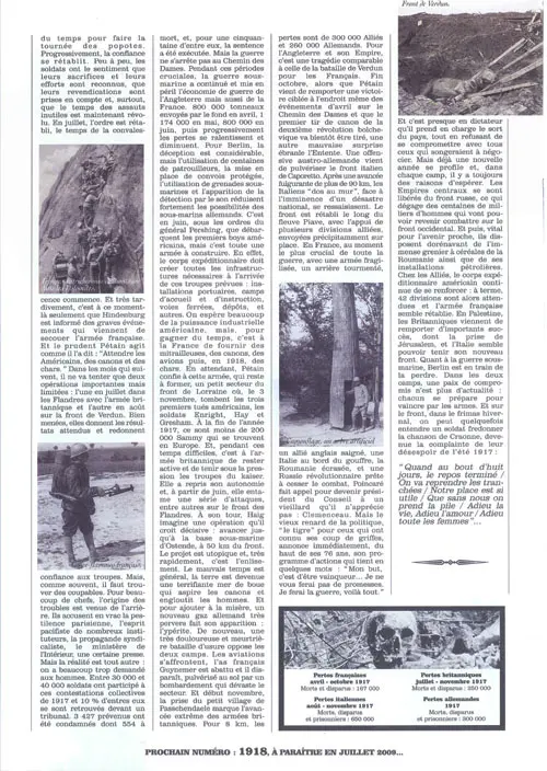 Verso de l'album Putain de guerre ! Tome 4 1917