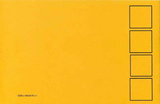 Verso de l'album Quatre à logue
