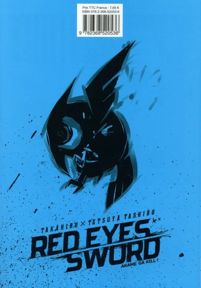 Verso de l'album Red eyes sword - Akame ga Kill ! 4