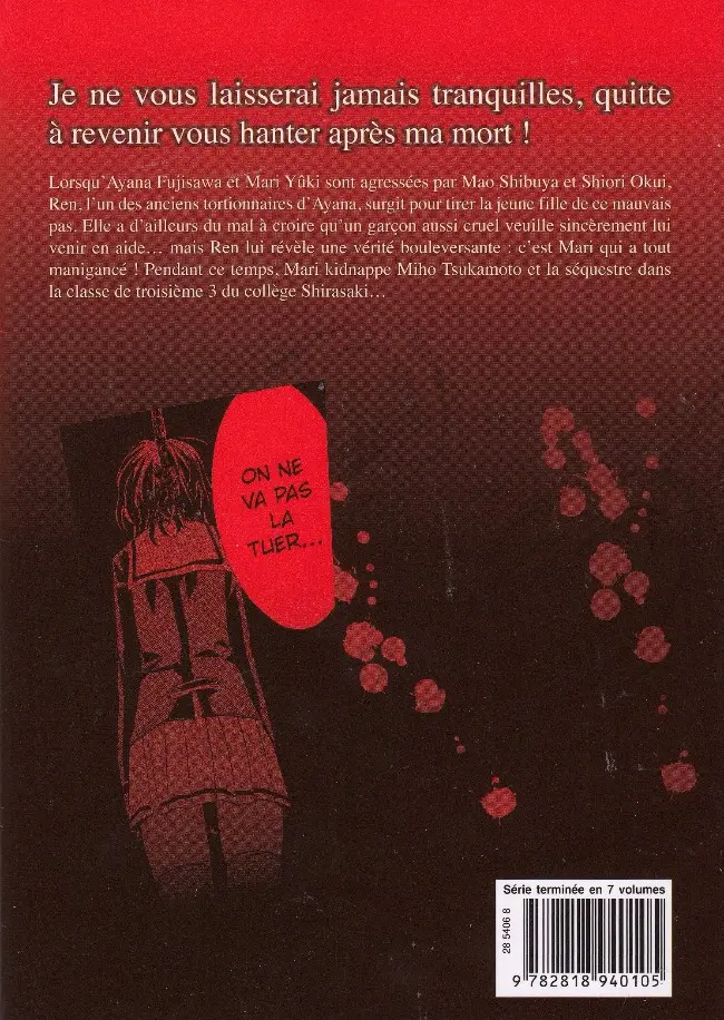 Verso de l'album Revenge Classroom 6