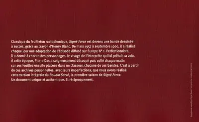Verso de l'album Signé Furax 2 Le Boudin Sacré
