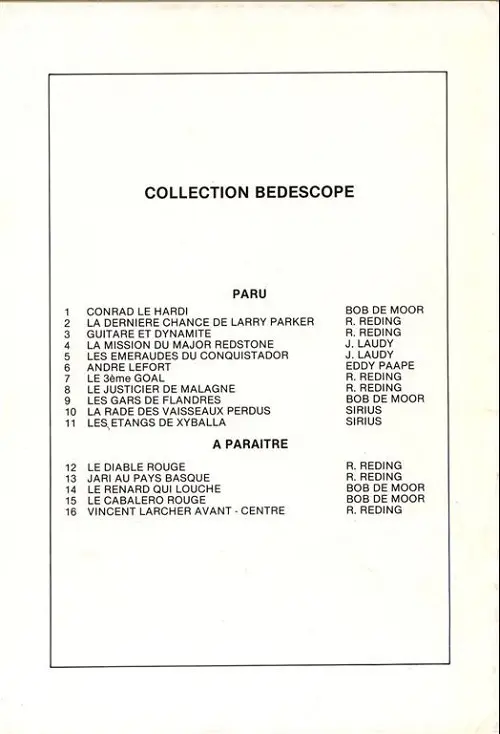 Verso de l'album Simon le Danseur Tome 2 Les étangs de Xyballa