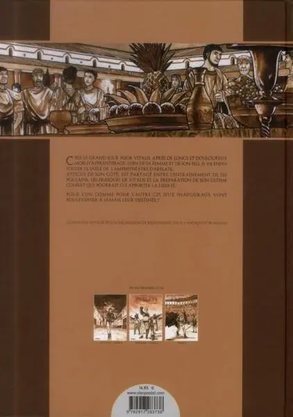 Verso de l'album Arelate Tome 3 Atticus