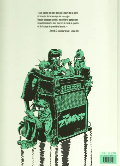 Verso de l'album The Zumbies 2 Heavy Rock Contest