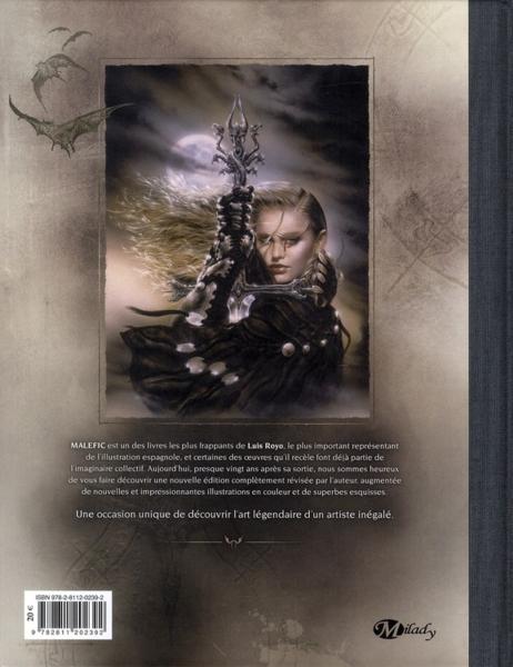 Verso de l'album Malefic Tome 1