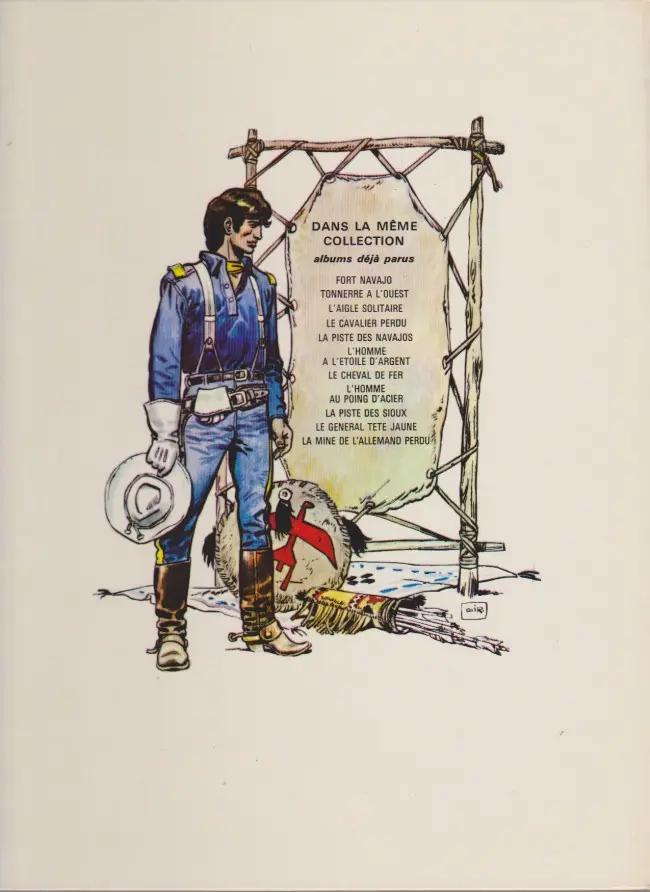 Verso de l'album Blueberry Tome 6 L'homme à l'étoile d'argent