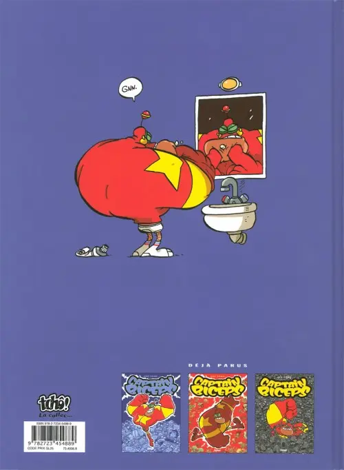 Verso de l'album Captain Biceps Tome 3 L'invulnérable
