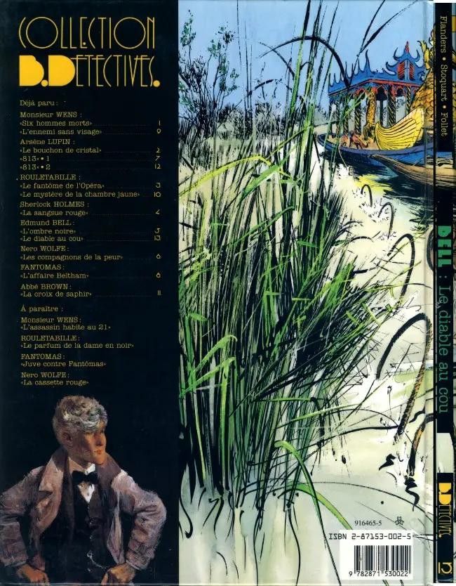 Verso de l'album Les enquêtes d'Edmund Bell Tome 1 Le Diable au cou