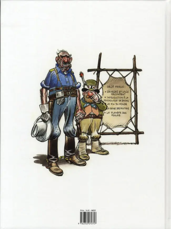 Verso de l'album Georges et Louis romanciers Tome 6 Panique au bout du fil
