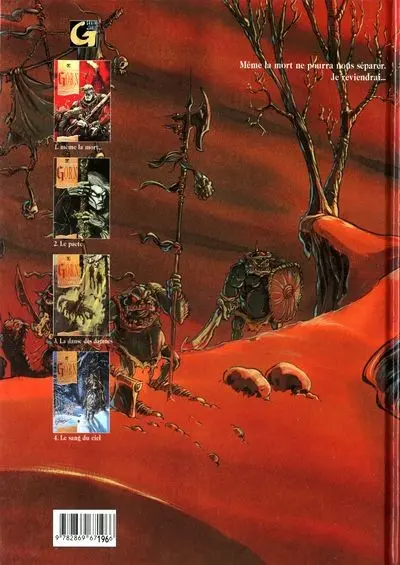 Verso de l'album Gorn Tome 1 Même la mort...