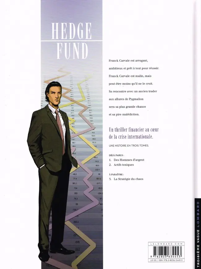 Verso de l'album Hedge Fund Tome 1 Des Hommes d'argent