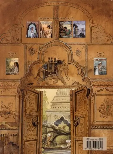 Verso de l'album India dreams Tome 1 Les Chemins de Brume