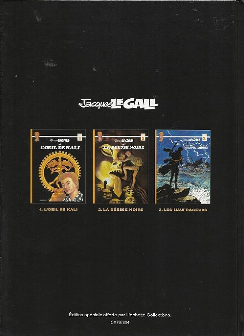 Verso de l'album Jacques Le Gall Tome 2 La déesse noire