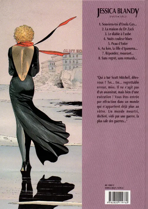 Verso de l'album Jessica Blandy Tome 2 La maison du Dr Zack