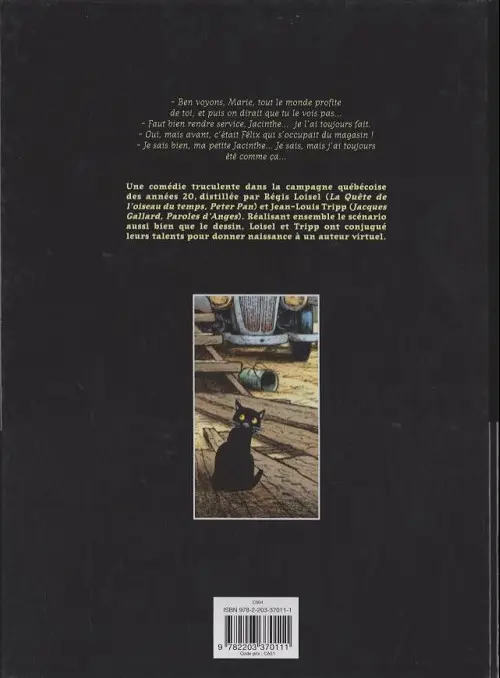 Verso de l'album Magasin général Tome 1 Marie
