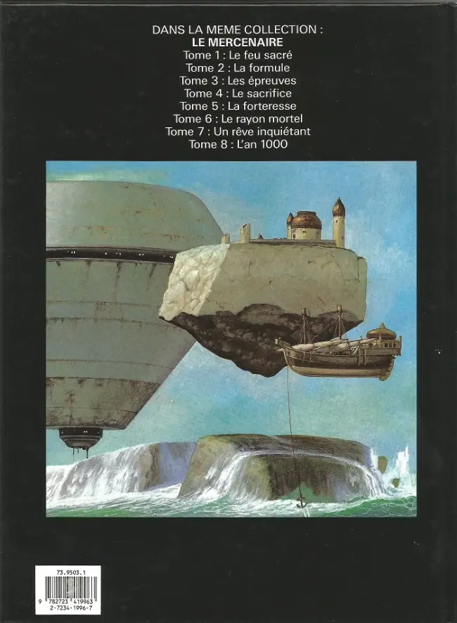 Verso de l'album Le Mercenaire Tome 7 Un rêve inquiétant