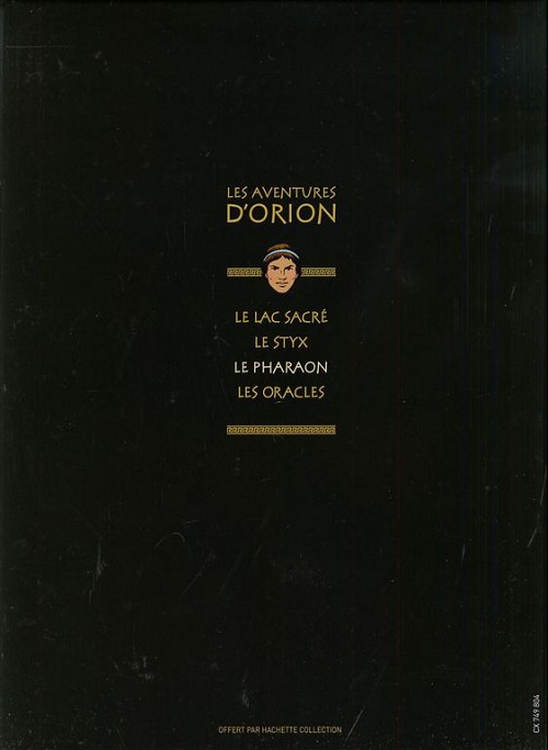 Verso de l'album Orion Tome 3 Le pharaon