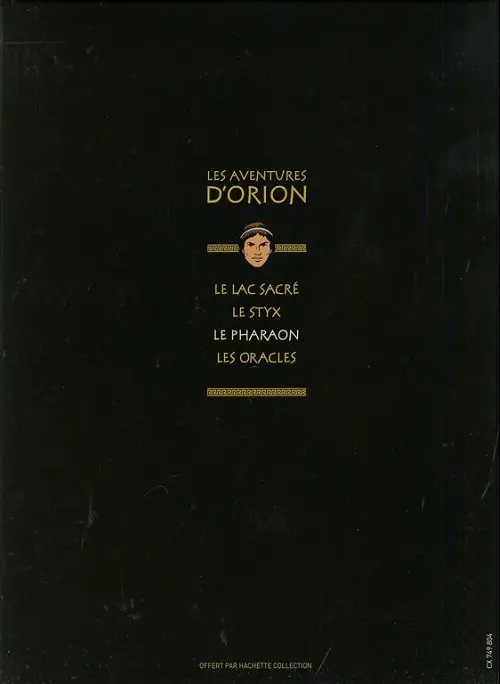 Verso de l'album Orion Tome 3 Le pharaon