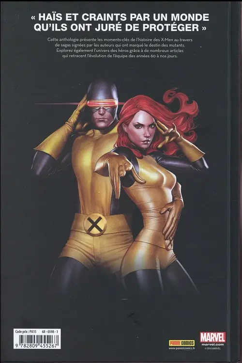 Verso de l'album X-Men - Nous sommes les X-Men Nous sommes les X-Men