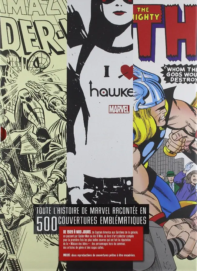 Verso de l'album 75 ans d'art et de couvertures