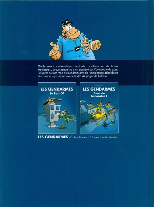 Verso de l'album Les Gendarmes Le Best Of