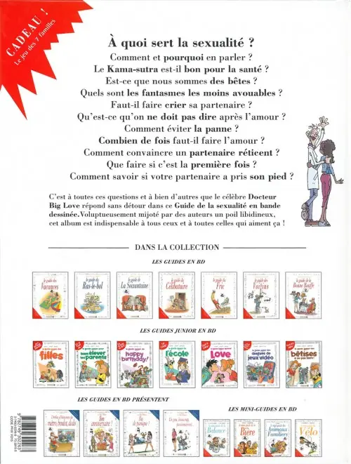 Verso de l'album Le Guide Tome 30 Le guide de la sexualité du docteur Big Love