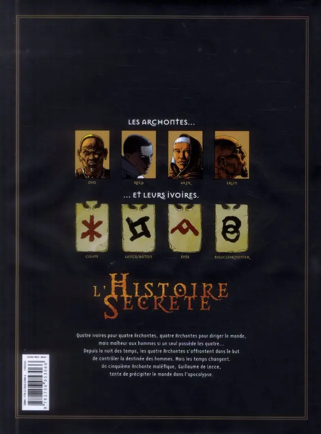Verso de l'album L'Histoire secrète L'Intégrale Volume Volumes 13 à 16