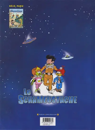 Verso de l'album Le Scrameustache Tome 36 Casse-tête olmèque