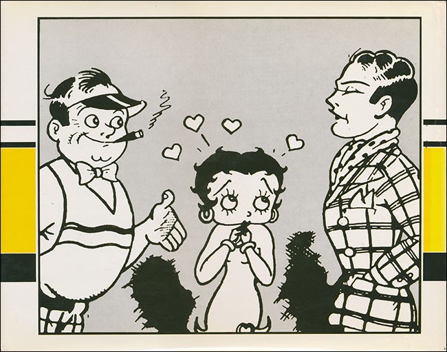 Verso de l'album Betty Boop Tome 1 1935/1936