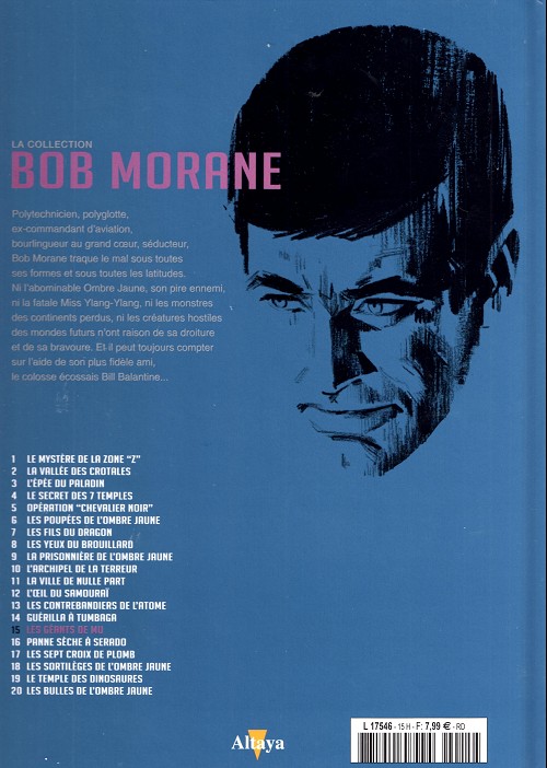 Verso de l'album Bob Morane La collection - Altaya Tome 15 Les Géants de Mu