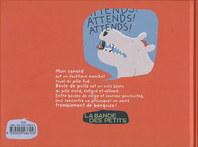 Verso de l'album Boule de poils et Mon canard