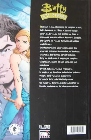 Verso de l'album Buffy contre les vampires Tome 2