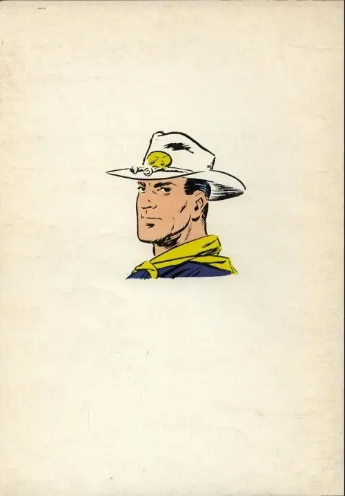 Verso de l'album Lieutenant Burton Le Lieutenant Burton se présente
