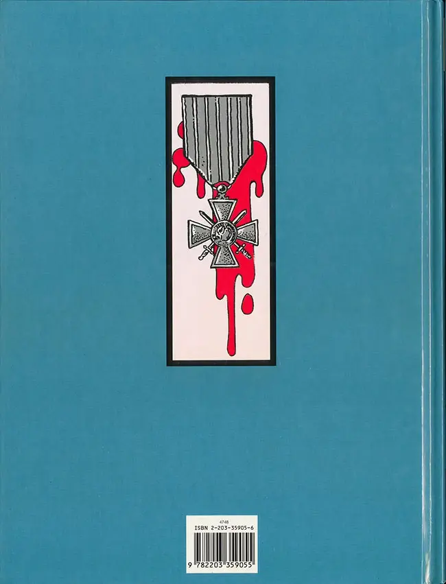 Verso de l'album C'était la guerre des tranchées
