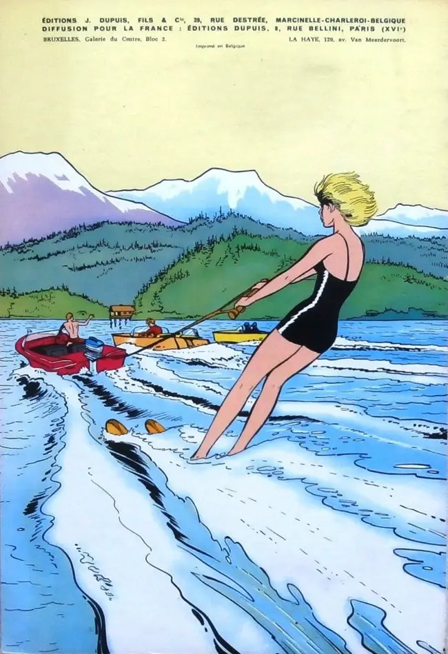 Verso de l'album Valhardi Tome 11 Rendez-vous sur le Yukon