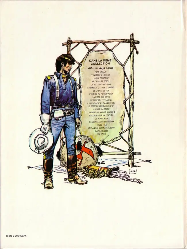 Verso de l'album Blueberry Tome 16 Le hors la loi