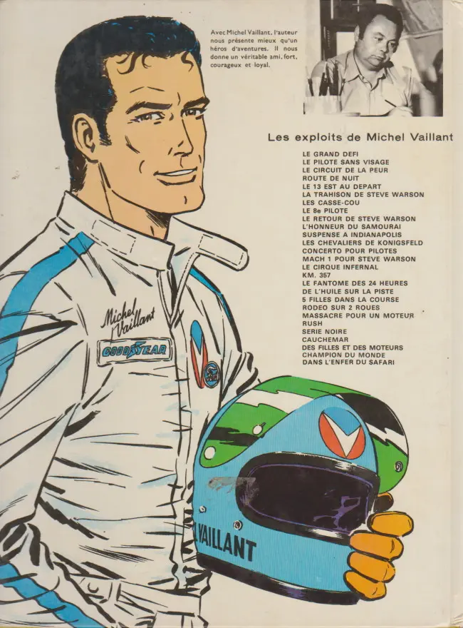 Verso de l'album Michel Vaillant Tome 24 Cauchemar